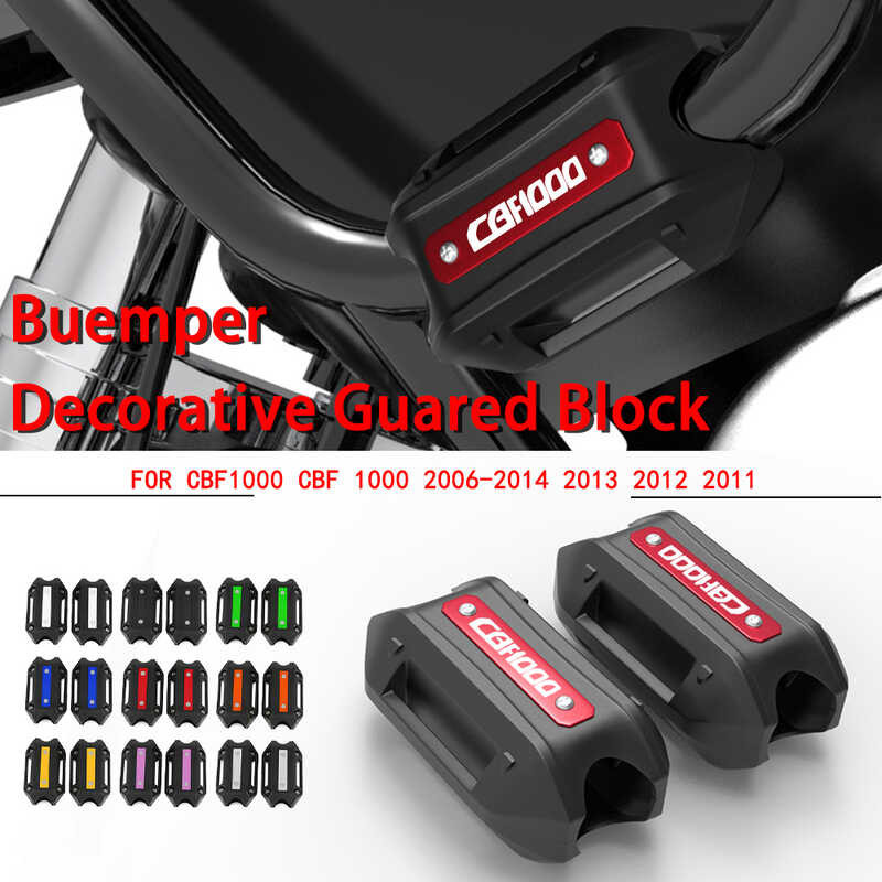 25 mm Motorcycle Crash Bar Bumper Engine Guard Decorative Block For ...