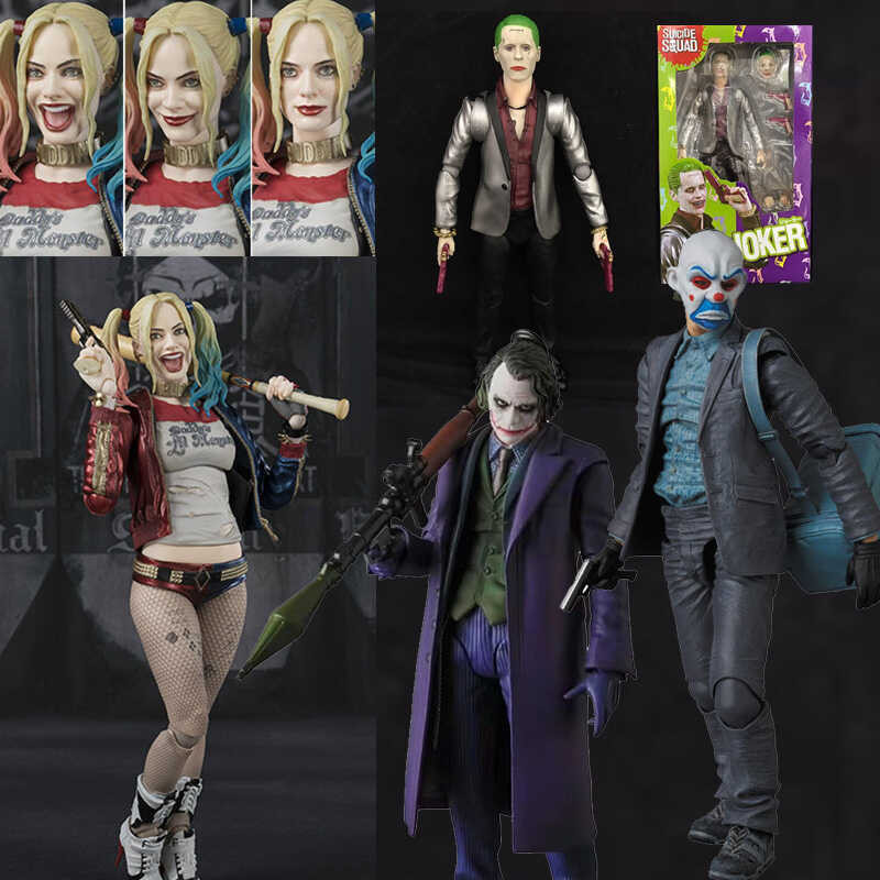 Shf Harley Quinn Action Figure Mafex 051 015 Joker Heath Ledger The Dark Knight Collectible