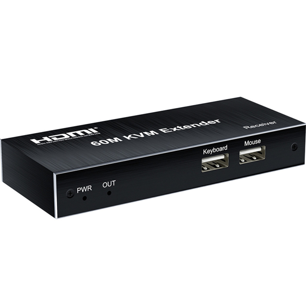 USB KVM Extender RJ45 HDMI Extender 60M Via Ethernet Cat5e Cat6 Cable ...