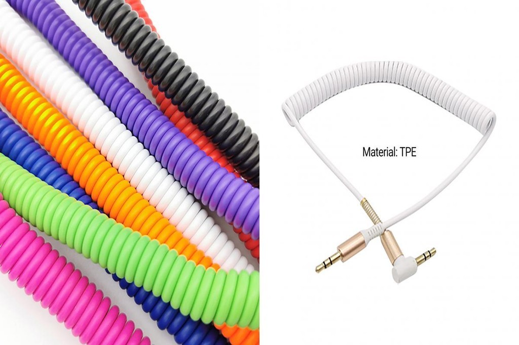 [Fx] Audio Cable HIFI Sound Quality Plug Play Clear Telescopic 35mm ...