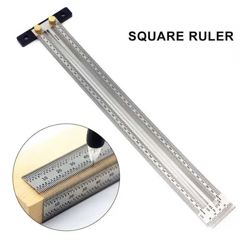 90°T Type Square Ruler High-precision Woodworking Stainless steel ...