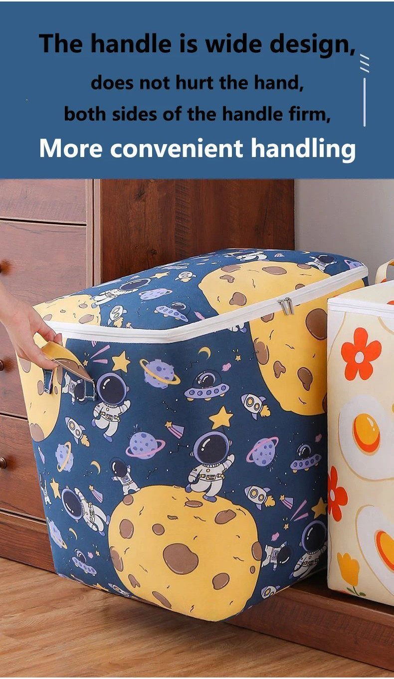 Large Clothes Quilt Storage Bag Foldable Storage Box For Clothes
