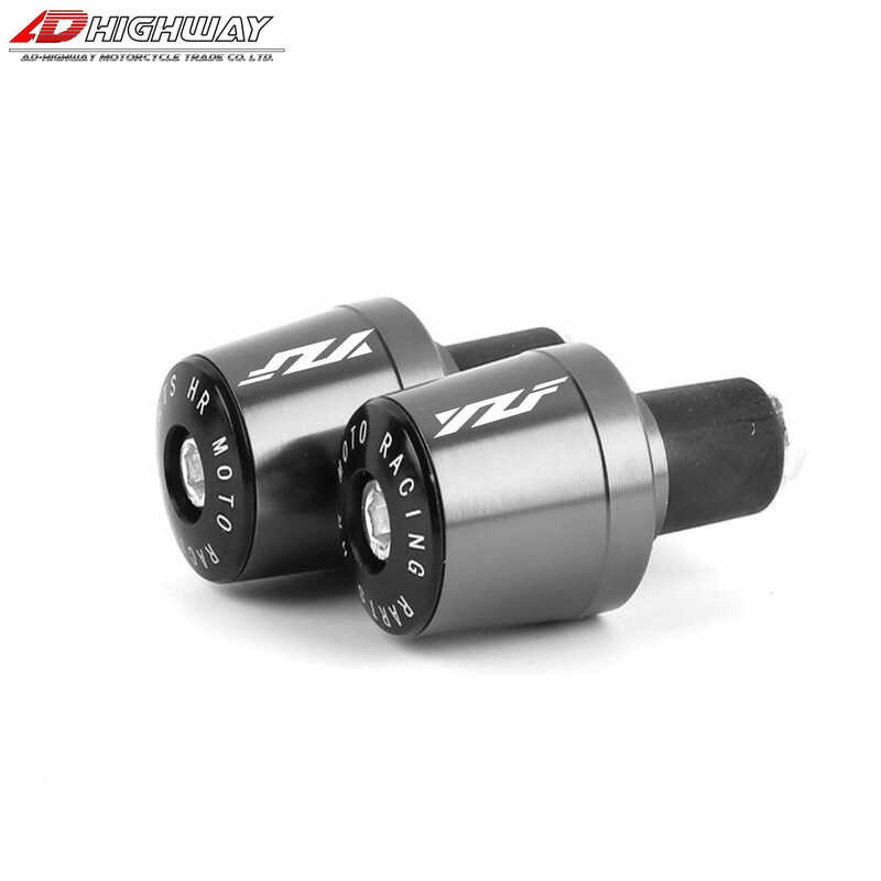 Motorcycle CNC 7/8'' 22Mm Handlebar Handle Bar End Grips Cap Weight ...