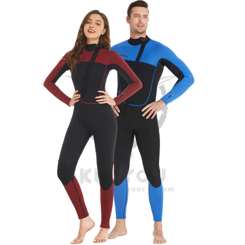 Keep Warm Surf Scuba 3Mm Neoprene Wetsuit Men One-Piece Suits Diving ...