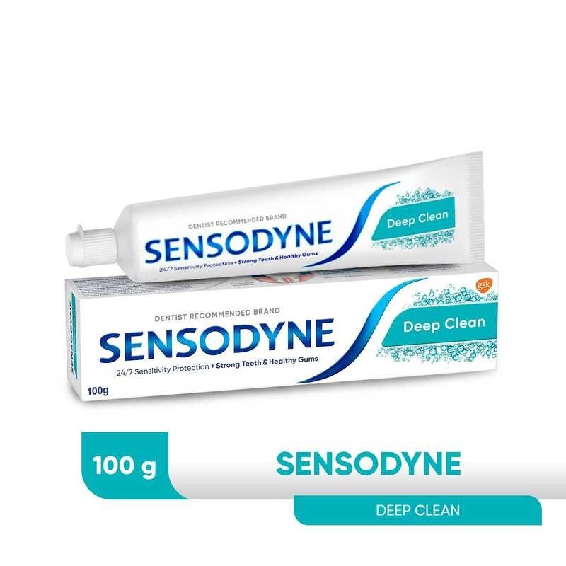 SENSODYNE DEEP CLEAN TOOTHPASTE 100g | Shopee Philippines