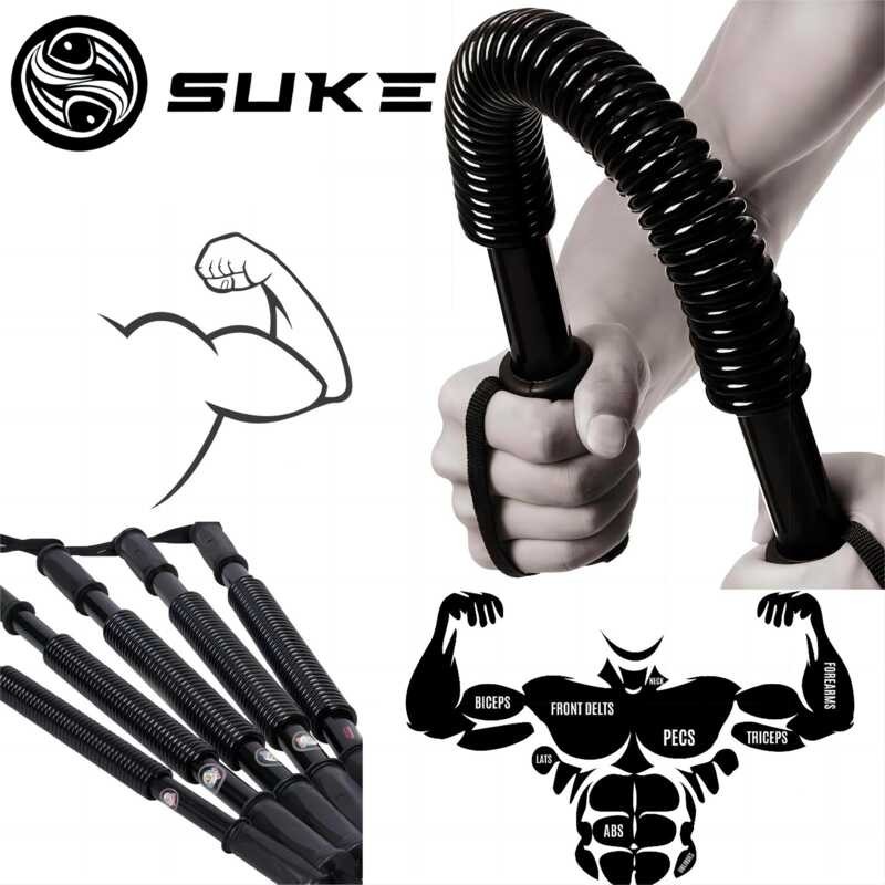 SUKE Spring Arm Strength Hand Gripper Power Twister Resistance Bend Bar ...