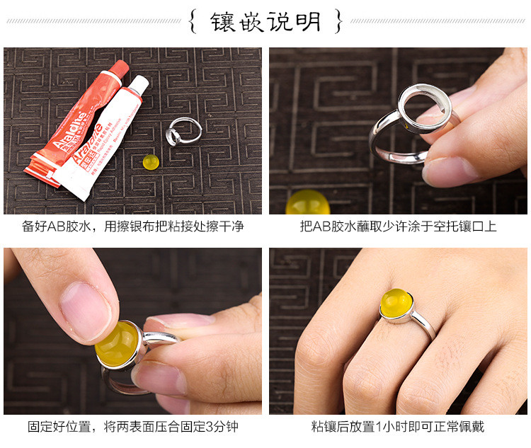 Ring Frame | 925 Sterling Silver Men's and Women's Open Ring Frame ...