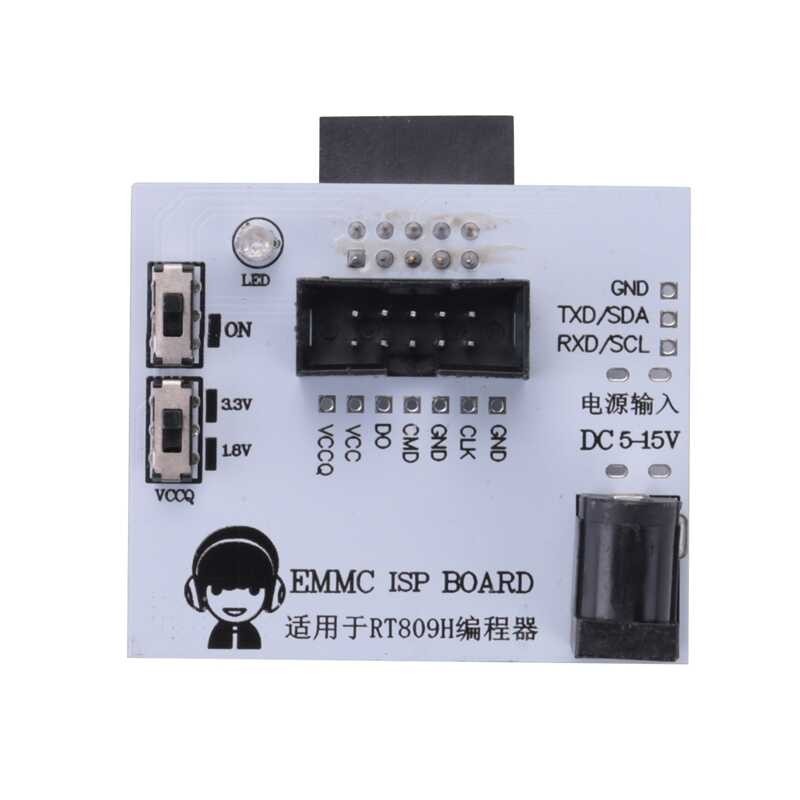 EMMC ISP Board EMMC Para sa RT809H Programmer EMMC Adapter Test Clip ...