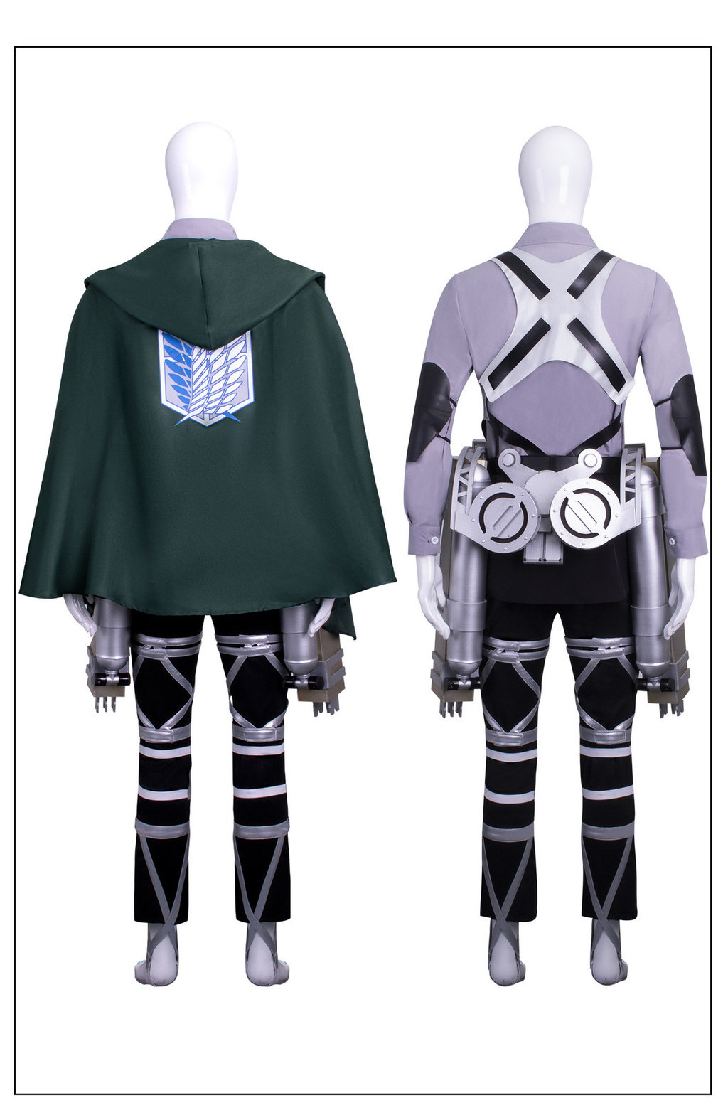 Wetrose] Attack on Titan Scout Regiment Omni-directional Mobility Gear Cosplay  Costume Freedom Wings Eren Yeager Mikasa Ackerman Levi Man Women Clothing  Suit Set Halloween | Shopee Philippines