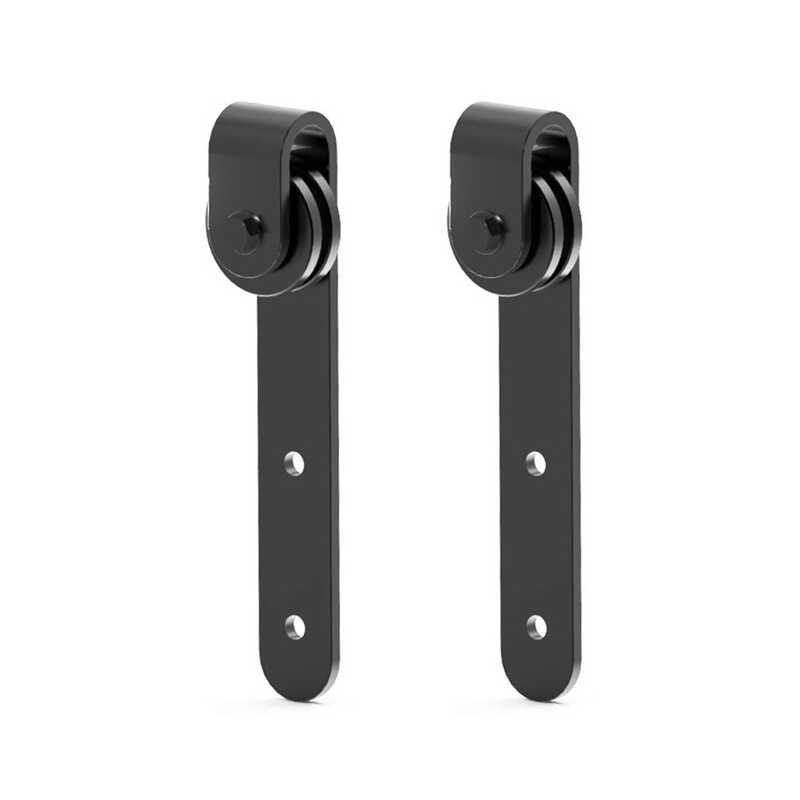 ♥ Cabinet Sliding Track Hardware Wood Rail Carbon Steel Barn Door ...