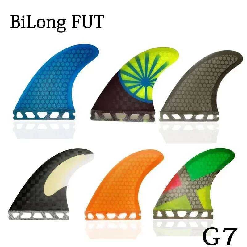 Bilong Futures Plug Surfboard Fins Tri Set Thruster G7 Size Fiberglass ...