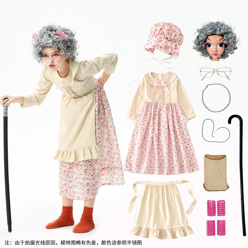 Halloween Costume For School Children 100 Days Strange Dress Cos Wife 