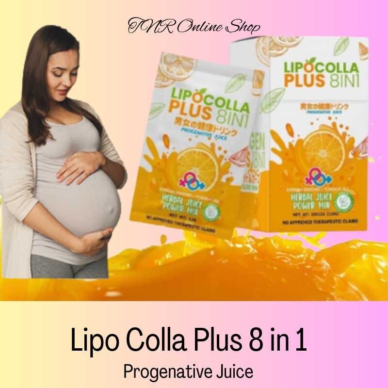 Lipo Colla Plus 8 in 1 Progenative Juice 10 Sachet Effective for ...