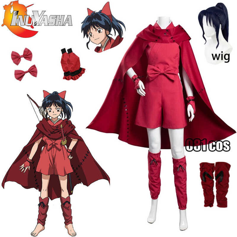 Yasha Yashahime Princess Half Demon Moroha Cosplay Costume Cloak Suit ...