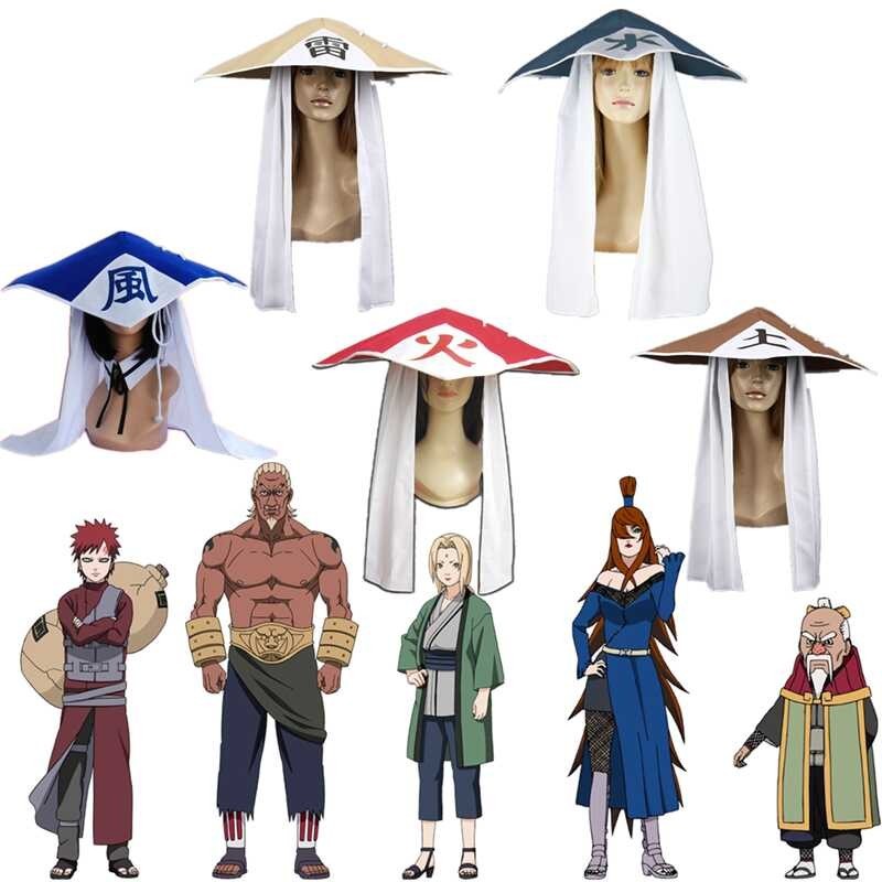 Anime NARUTO Five Kage Gokage Hokage Kazekage Raikage Mizukage ...