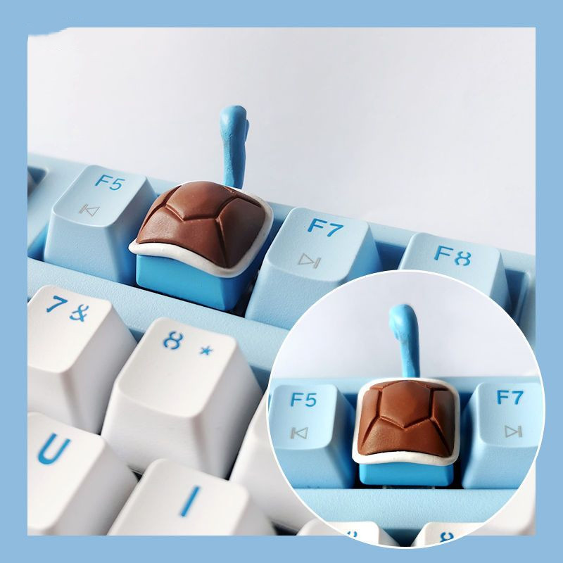Pokémon Creative Cross Shaft Keycaps Pocket Monsters Pikachu Charmander ...