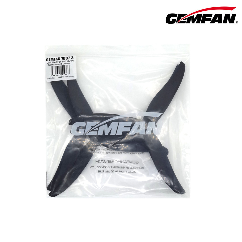Gemfan 2Pair Cinelifter Propeller 3-Blade 7037 7535 8046 8040 8060 9045 ...