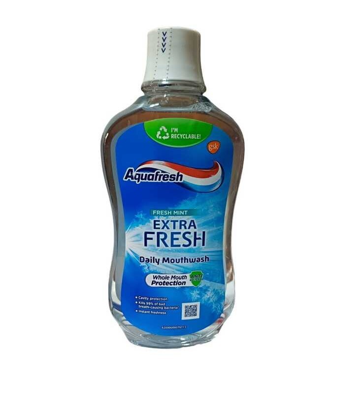 Aquafresh Mint Extra Fresh Daily Mouthwash (500mL) UK | Shopee Philippines