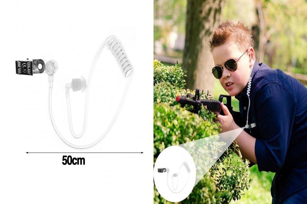 YX Security Guard Earpiece Covert Agent Earpiece with Metal Clip for ...