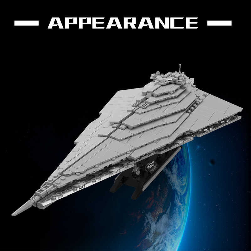 Mould King 21072 Resurgent-class Star Destroyer Model Toy Collectible ...