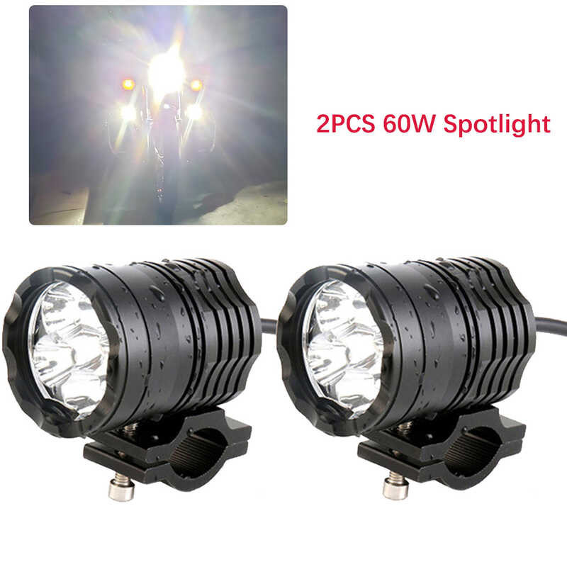 Auxiliary Led Motorcycle Headlight Fog Lights External Spotlight For