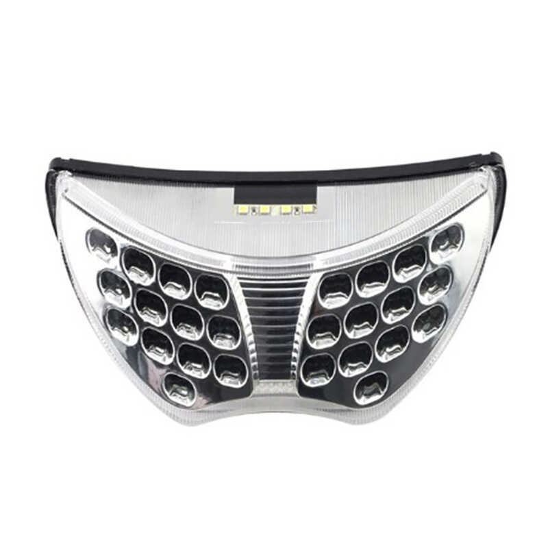 Mga Motorcycle Integrated LED Tail Light Brake Turn Signal para sa ...
