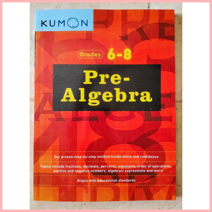 Kumon Grades 6-8 Algebra, Geometry and Word Problems (Brand New ...