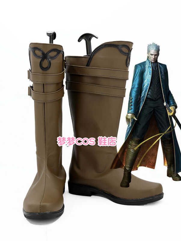 Devil May Cry Devil Hunter Virgil Vergil COS Shoes | Shopee Philippines