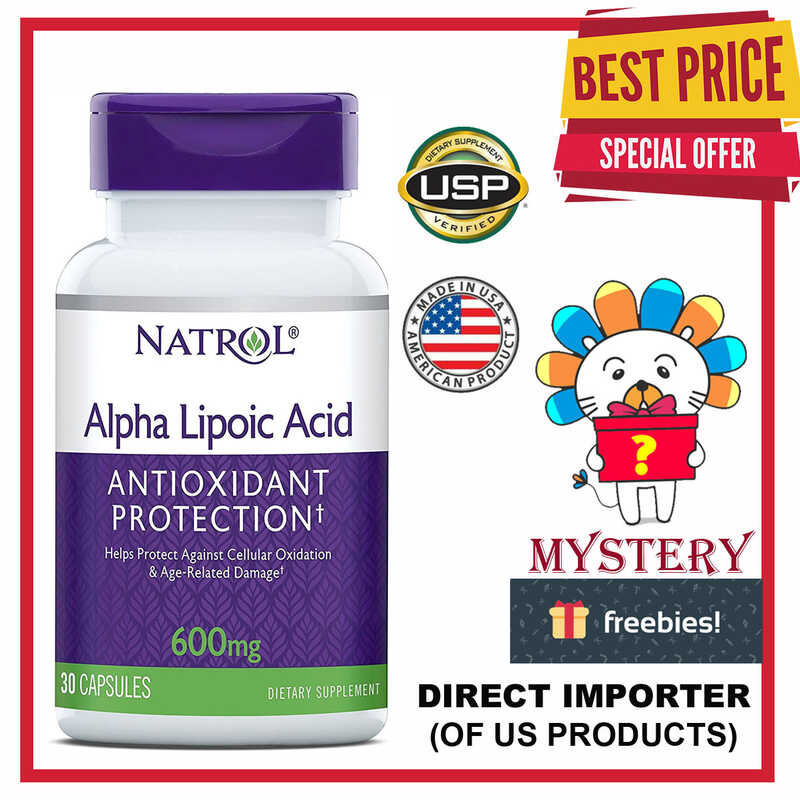 Natrol Alpha Lipoic Acid 600mg 30 Capsules Shopee Philippines