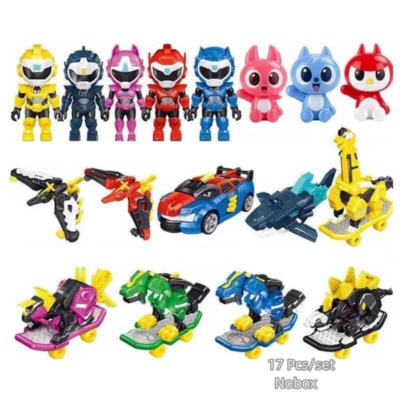 10 Mini Force X Super Dinosaur Power Transformation Skateboard Toys ...