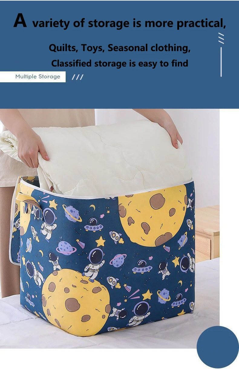 Large Clothes Quilt Storage Bag Foldable Storage Box For Clothes