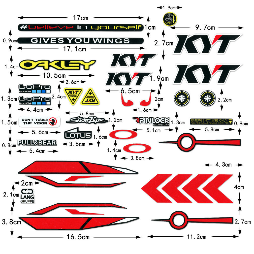 JDM/ vario decals sticker Various Motorcycle Helmet Type Stickers for ...