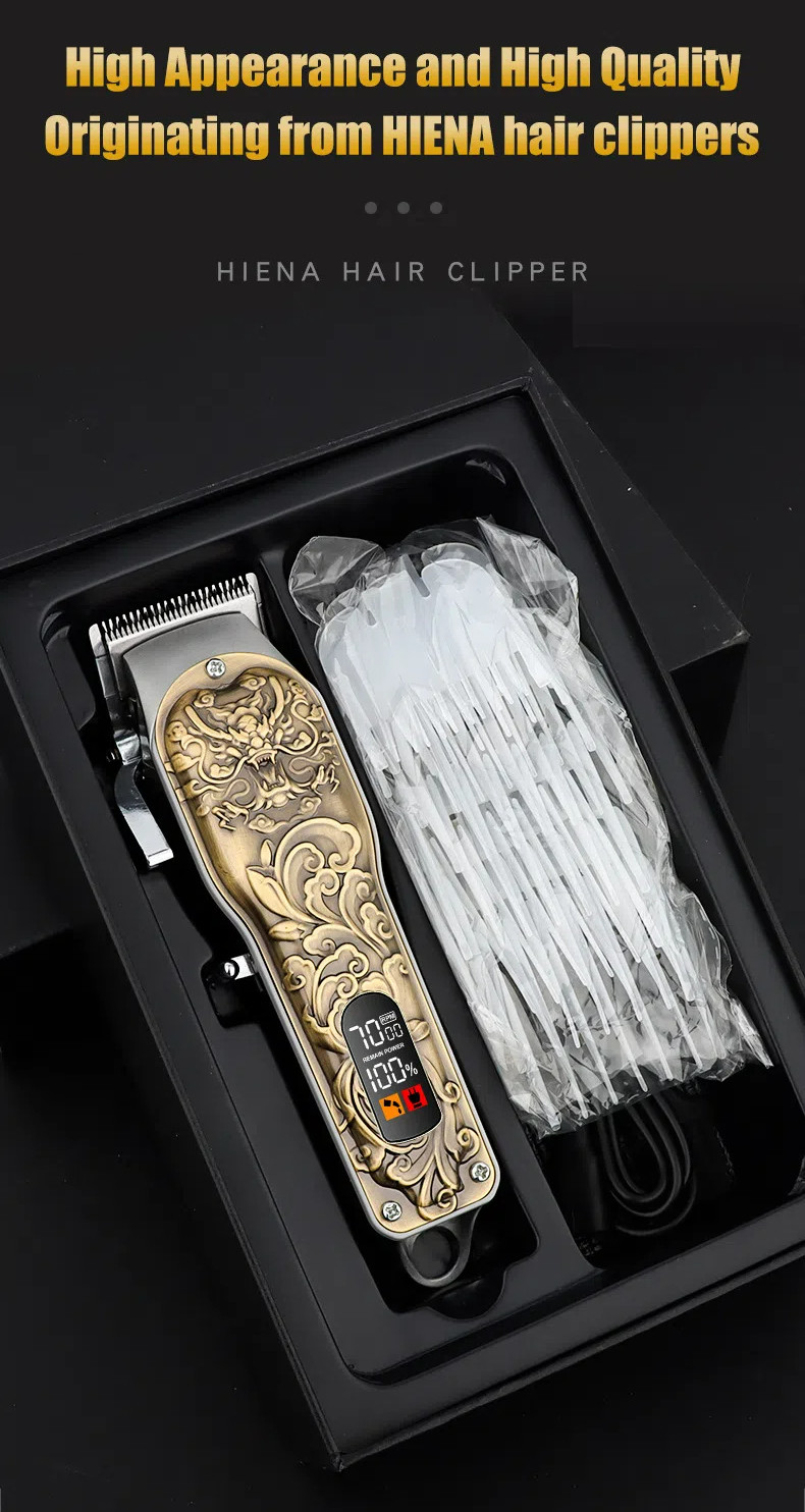 2025 New Men's Professional Electric Hair Clipper Metal Body Dragon ...