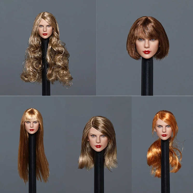 GACTOYS 042 1:6 Scale American Famous Singer Taylor Head Sculpt Swift ...