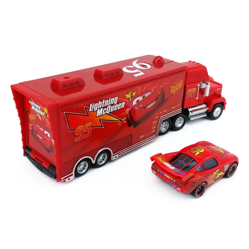 Pixar Disney Car No.95 Mack Racer's Truck Mcqueen 155 Model Kid Toys ...