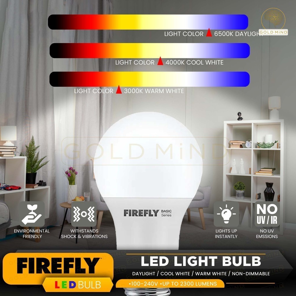 Firefly Basic Series LED BULB ( DAYLIGHT / COOL WHITE / WARM WHITE ...