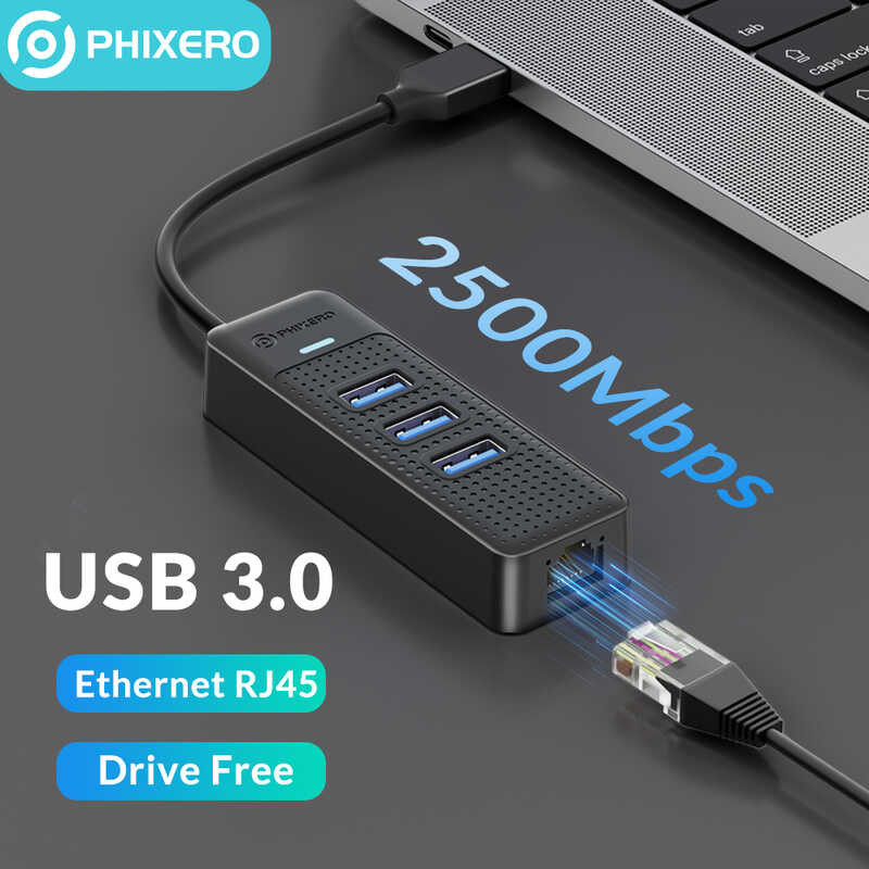 Vip Phixero Hub Usb Mbps Ethernet Sa Rj Usb