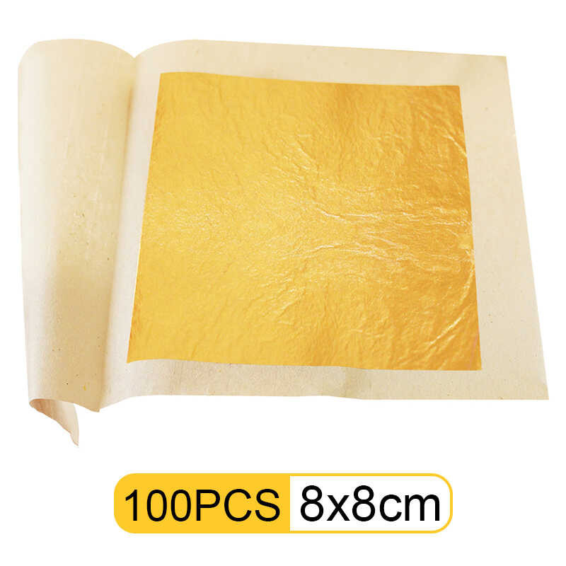 Edible Gold Leaf Real Gold Foil para sa Edible Cake Decoration Serum ...