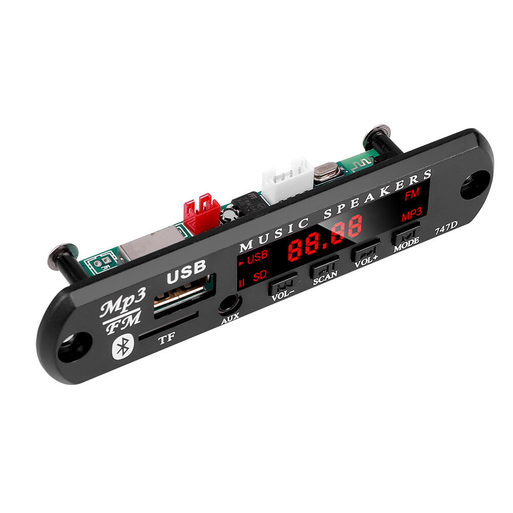 Wireless Bluetooth 5.0 Decoder Board Color Screen Decoder Module MP3 ...