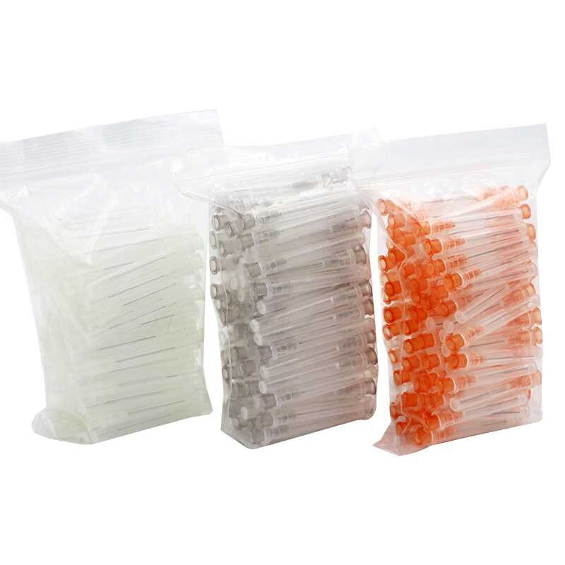 100Pcs Dental Disposable Irrigation Needles Tips With Side Hole 30G/27G ...