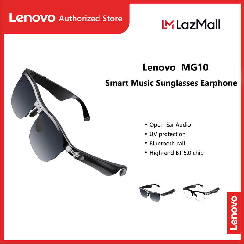 Lenovo smart glasses MG10 Smart Music Sunglasses Earphone for men