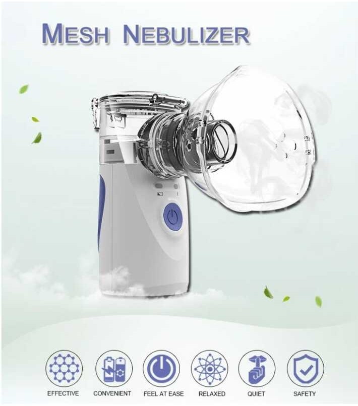 FANTASY ORIGINAL Mini Compact Portable Ultrasonic Coughing Phlegm Mesh ...