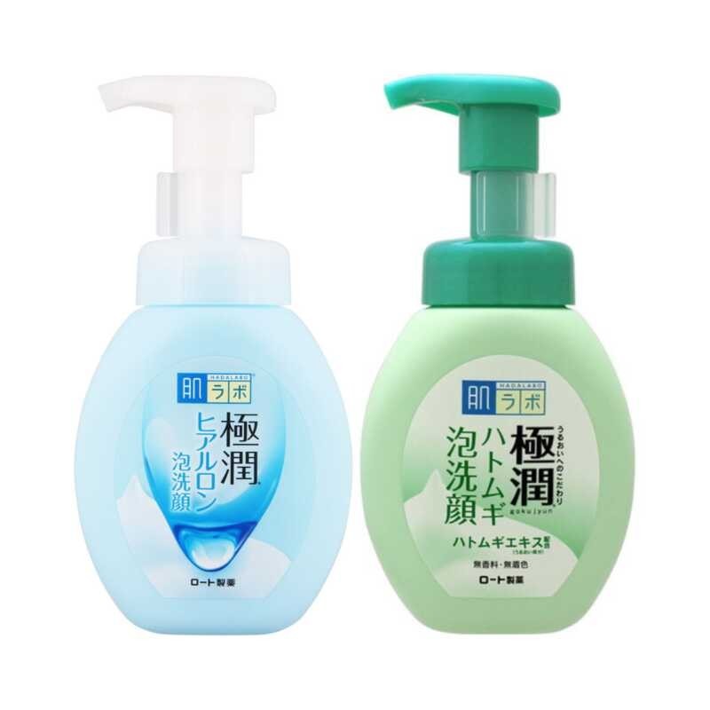 Japan HADA LABO Gokujyun Foaming Face Wash - Hyaluronic Acid/Hatomugi ...