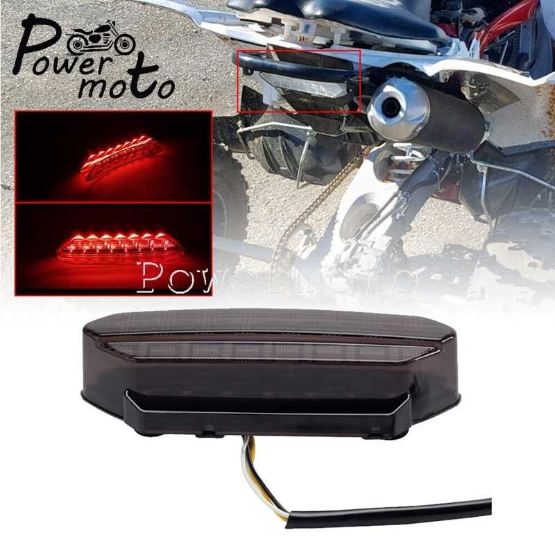 XUTVOTOR Taillight For Yamaha Raptor, LED Smoked Black Tail Light Brake Light For Yamaha Raptor 700R 700 2006-2018 / YFZ450R YFZ450X YFZ 450R 450X 450 R X 2009-2018 Accessories (1PCS