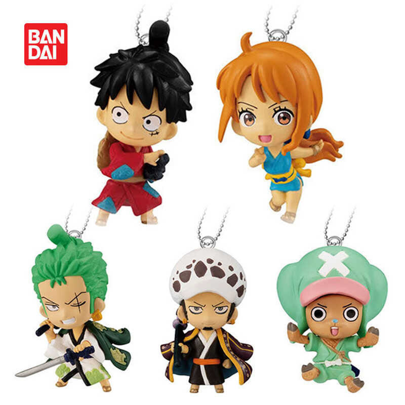Bandai Genuine Gashapon One Piece Animated Version Key Chain Series ...