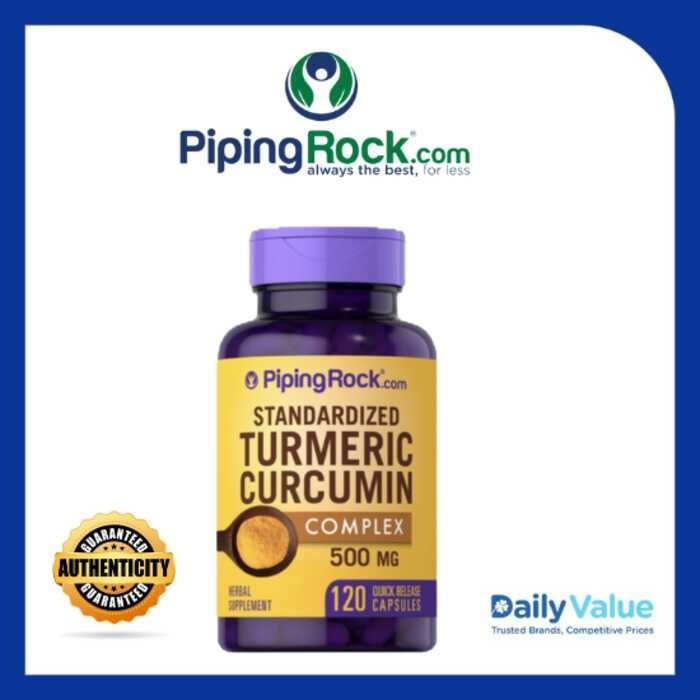Pipingrock Piping rock Standardized Turmeric Curcumin Complex, 500 mg