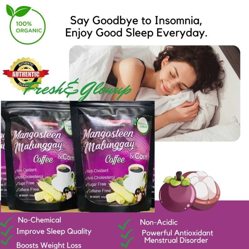 PRODUKTONG LOKAL Original Mangosteen Coffee No Sugar Malunggay And Corn