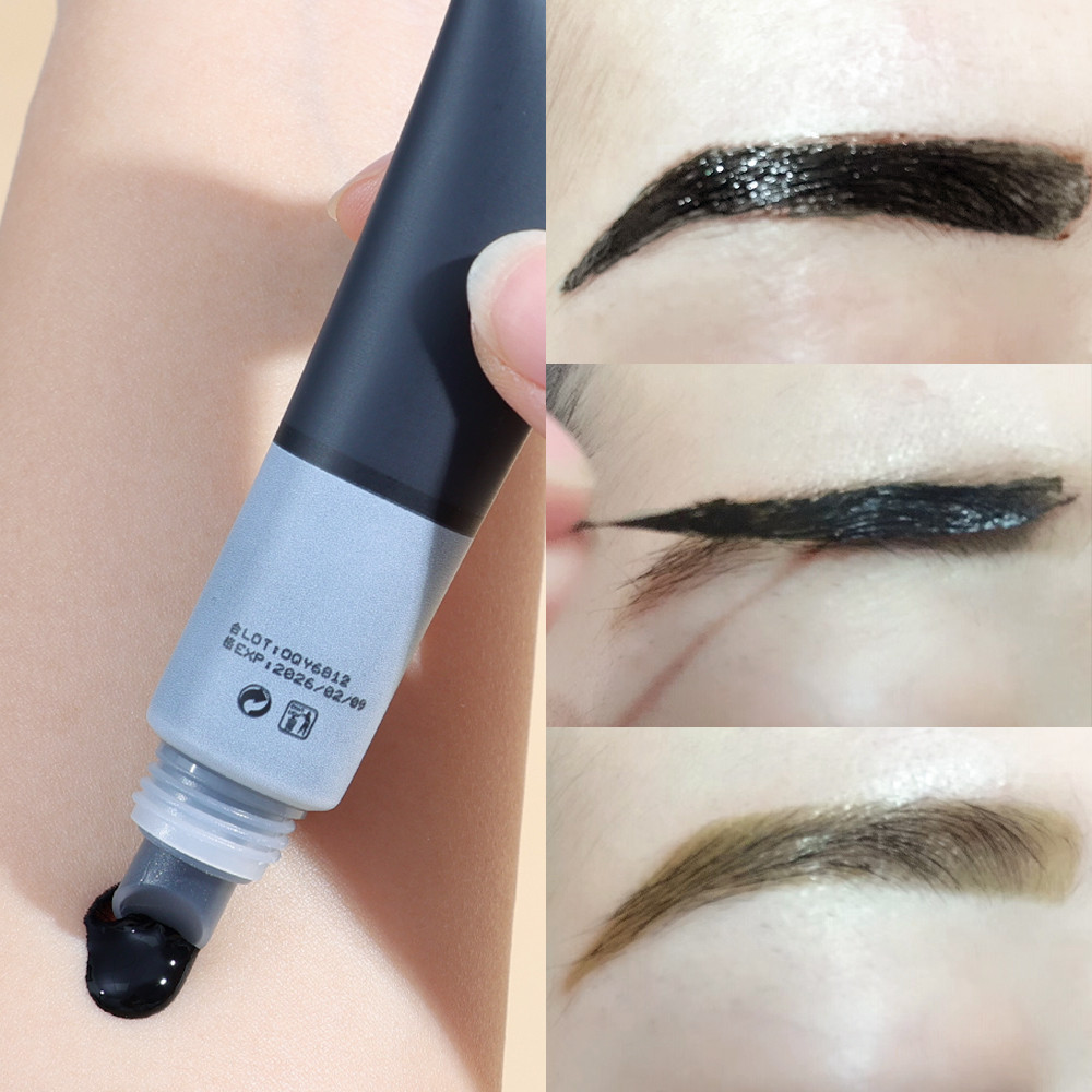 Waterproof Peel Off Eyebrow Gel Semi Permanent Matte Eye Brow Tattoo