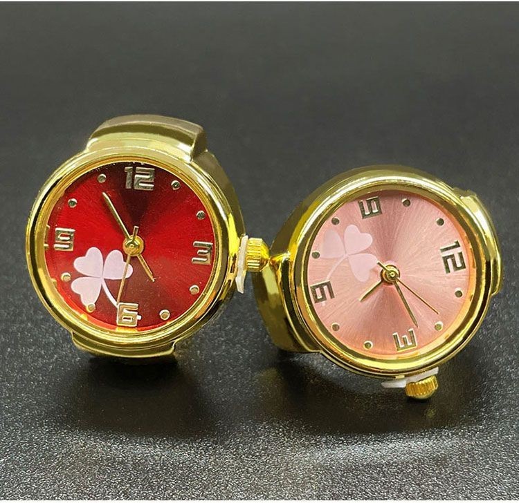 Ring Watch Ring Watch Ring Watch You Can See Time Ring Watch Cool Gold ...