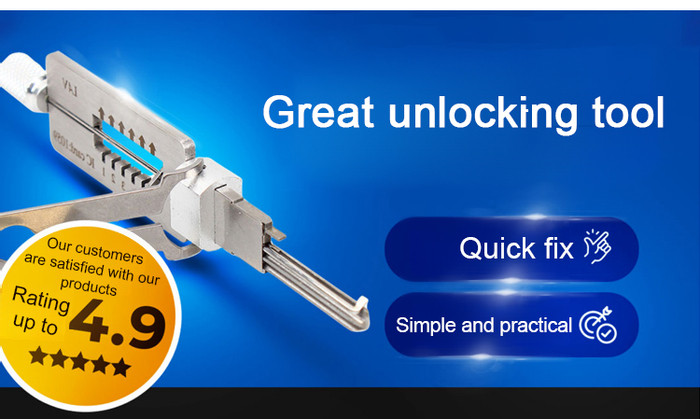 【Solve All Lock Types Effortlessly】Master key anti-theft SS001 ...